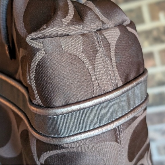 Coach Poppy Chocolate Brown Hobo Bag - Picture 10 of 16